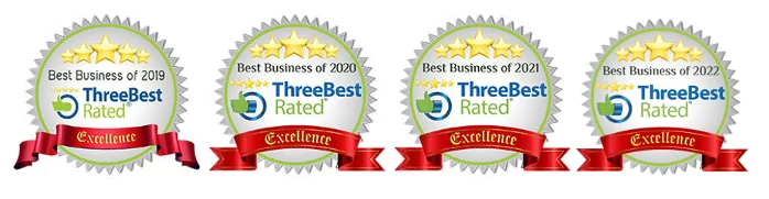 Three Best Business Award 2019, 2020, 2021, 2022